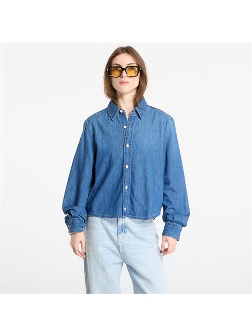 cropped ls shirt indigo hastings CALVIN KLEIN JEANS | LV047E902GYYK